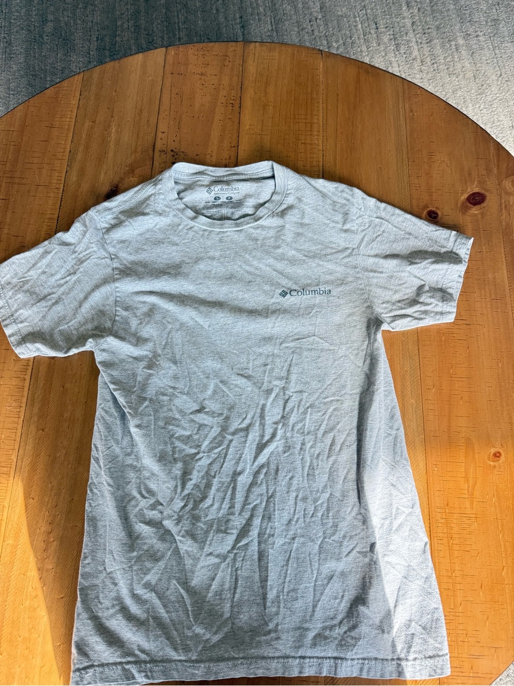 Columbia Men's Heather Light Gray Short-Sleeve Logo Tee